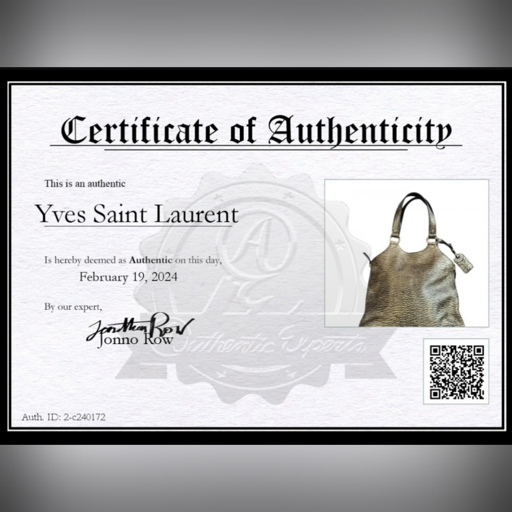 Yves Saint Laurent Gold Shoulder Bag - Picture 15 of 15